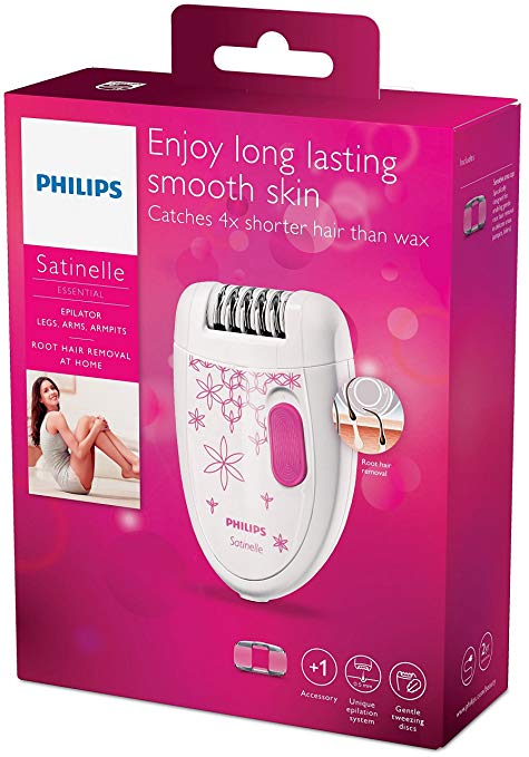 Philips Satinelle Essential HP6401, Hair Removal Epilator – usa-shop10